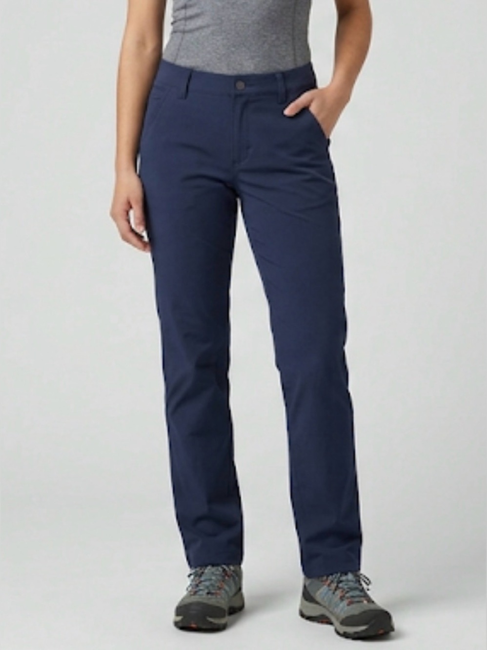 Stio Women's Pinedale Pant – Navy Blue/Black Technical Hiking Joggers – Size-4